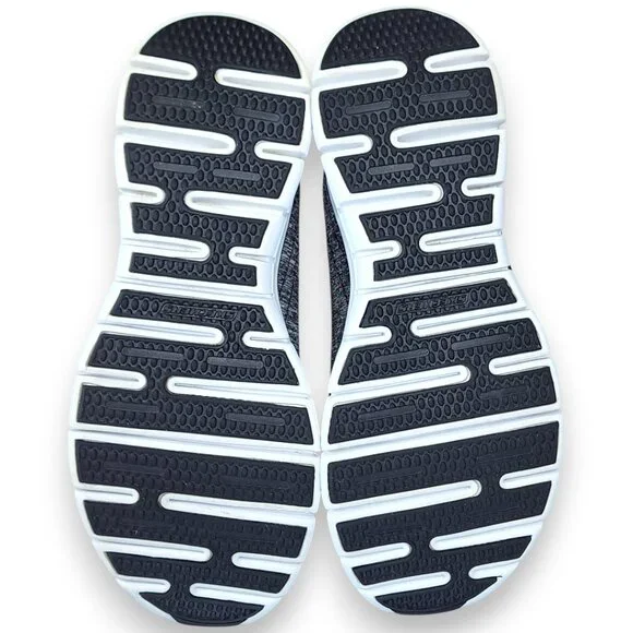 Sketchers-Women's SIZE 6- Memory Foam Elite Sneakers-Flex Elite-Black White - Picture 10 of 15